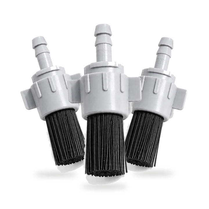 Three BrewjoeBrush™ replacement brush heads