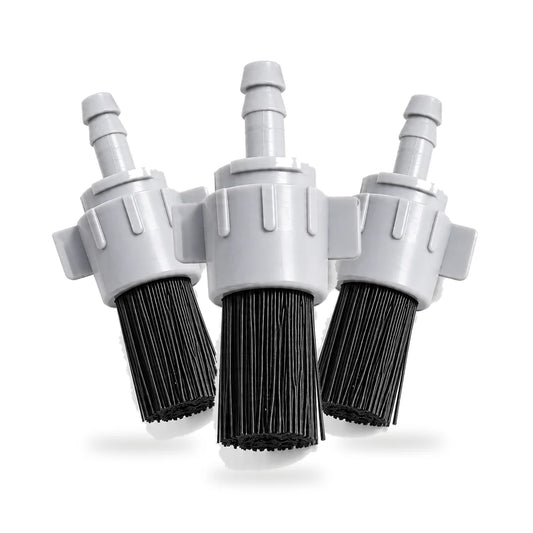 Three BrewjoeBrush™ replacement brush heads
